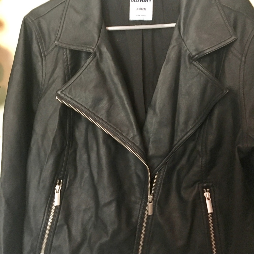 SOLD ๐ Old Navy Faux leather jacket - Picture 3 of 4